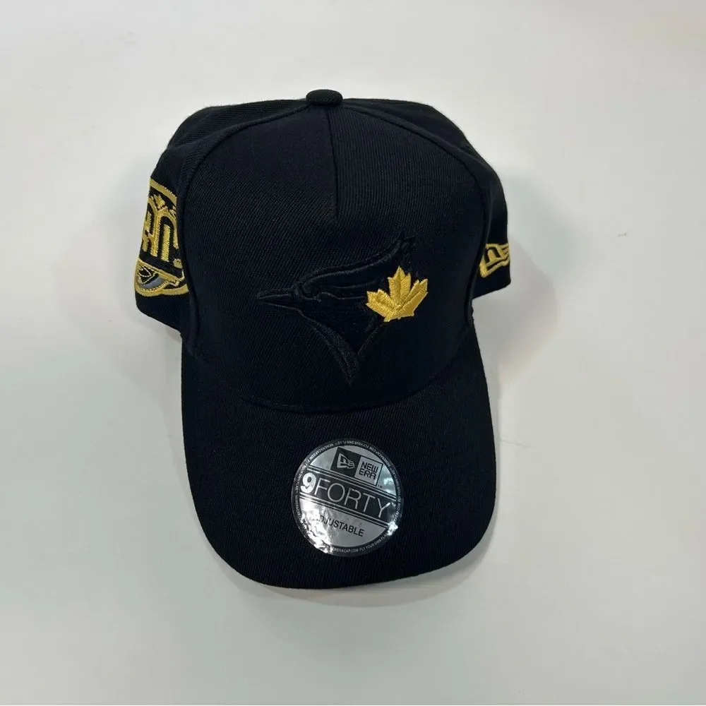 New Era 9Forty Toronto Blue Jays 40th Season black and gold